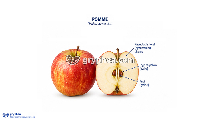 Fruit du Pommier (pomme) - gryphea.com